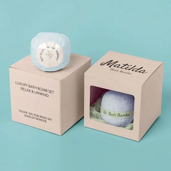 Custom Bath Bomb Boxes